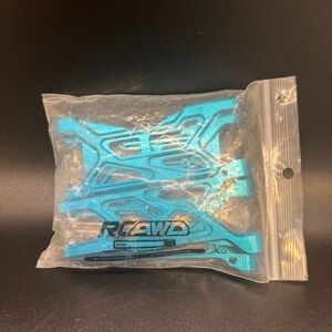 RCAWD Alloy Front & Lower Rear Suspension Aqua Blue Set Of 4 Upgrade RC Parts